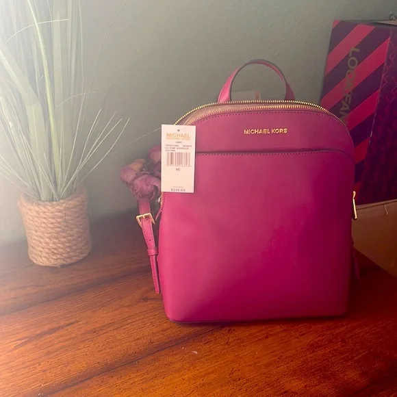 Michael Kors | Bags | Magenta Backpack Michael Kors | Poshmark display picture 2